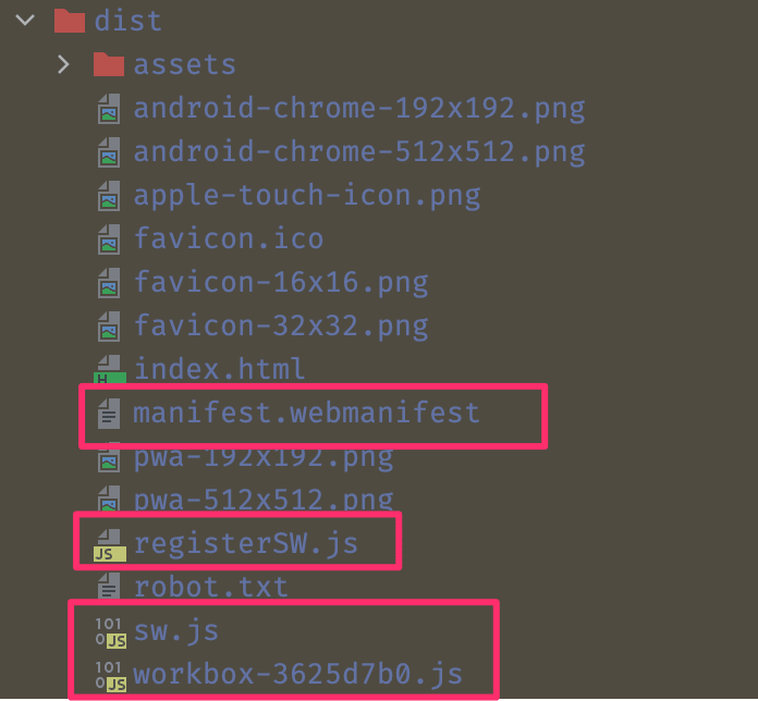 build files